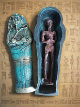 Load image into Gallery viewer, Egyptian Pharaoh Mummy and Sarcophagus Set
